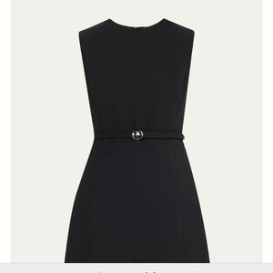 Theory SL Sculpted Dress Tailor Stretch - Black in Size 4